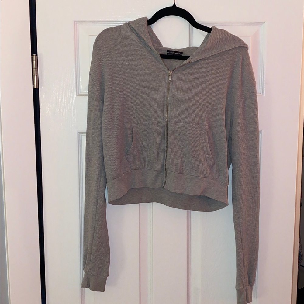 Brandy Melville Zip Up Hoodie